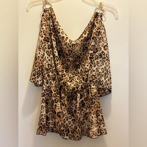 New York & Company Animal printer top